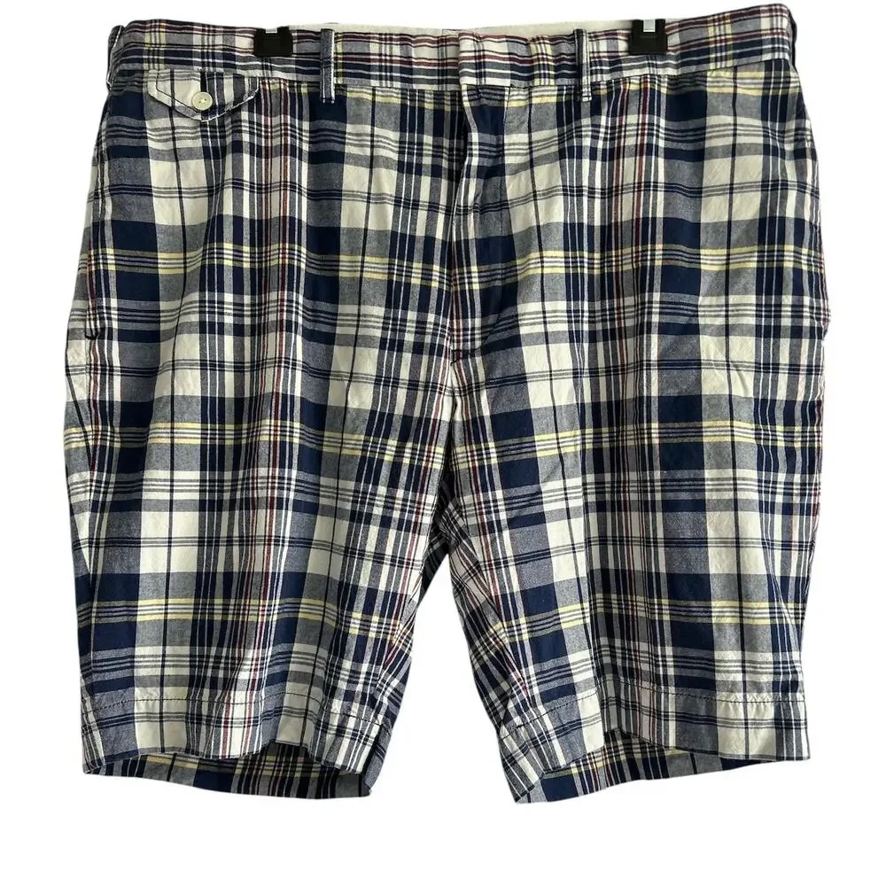 Vintage Polo Ralph Lauren Sportswear Men’s‎ Size 40 100% Cotton Plaid Shorts